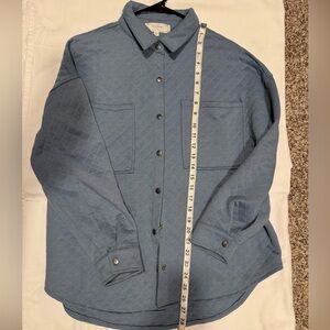 Women's Blue Quilted Jacket